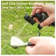 Pro Golf Club Cleaner Brush with Water | https://www.bestnamebadges.com