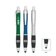 Tri-Band Pen With Stylus | https://www.bestnamebadges.com