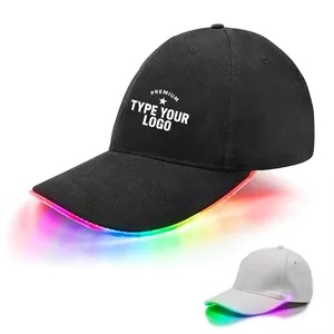 LED Rave Hat Light Up Glow Baseball Cap for Party Festival