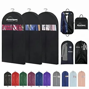 Custom-Non-Woven-Garment-Bag-With-Handle-And-Zipper-Closure