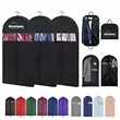 Custom Non Woven Garment Bag With Handle And Zipper Closure | https://www.bestnamebadges.com