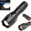 Zoomable Aluminum LED Flashlight With Rechargeable Battery | https://www.bestnamebadges.com
