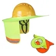 High Visibility Safety Sun Shade For Hard Hats | https://www.bestnamebadges.com