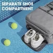 48L Tennis Backpack With Shoe Compartment And Racket Holder | https://www.bestnamebadges.com