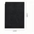 Soft PU Leather Journal With Side Pen Loop | https://www.bestnamebadges.com