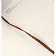 Soft PU Leather Journal With Side Pen Loop | https://www.bestnamebadges.com