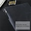 Soft PU Leather Journal With Side Pen Loop | https://www.bestnamebadges.com