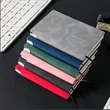Soft PU Leather Journal With Side Pen Loop | https://www.bestnamebadges.com