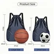 Drawstring Sports Backpack With Mesh Sides And Dual Straps | https://www.bestnamebadges.com
