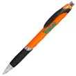 Clickable Rubber Grip Plastic Ballpoint Pens | https://www.bestnamebadges.com