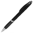 Clickable Rubber Grip Plastic Ballpoint Pens | https://www.bestnamebadges.com