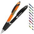 Clickable Rubber Grip Plastic Ballpoint Pens | https://www.bestnamebadges.com