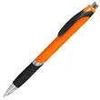 Clickable Rubber Grip Plastic Ballpoint Pens | https://www.bestnamebadges.com