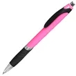 Clickable Rubber Grip Plastic Ballpoint Pens | https://www.bestnamebadges.com
