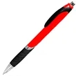 Clickable Rubber Grip Plastic Ballpoint Pens | https://www.bestnamebadges.com