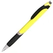 Clickable Rubber Grip Plastic Ballpoint Pens | https://www.bestnamebadges.com