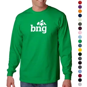 Preshrunk 100% Cotton Long Sleeve Winter T-Shirt 6.1 oz | https://www.bestnamebadges.com