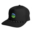 Stroke Play Rope Cap | https://www.bestnamebadges.com