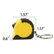 Compact Keychain Tape Measure | https://www.bestnamebadges.com