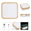 Bamboo Wireless Charger Night Light | https://www.bestnamebadges.com