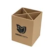 4 COMPARTMENT PEN & PENCIL CUP | https://www.bestnamebadges.com