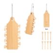 Bamboo Golf Tee Set Keychain | https://www.bestnamebadges.com