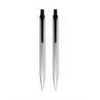 Union Printed - Triangle Metal Barrel Pen & Pencil Set Box | https://www.bestnamebadges.com
