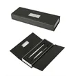 Union Printed - Triangle Metal Barrel Pen & Pencil Set Box | https://www.bestnamebadges.com