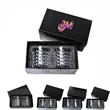 Whiskey Glass Gift Set with Black Box | https://www.bestnamebadges.com