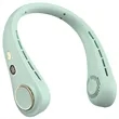 Rechargeable Silent Neckband Fan | https://www.bestnamebadges.com