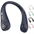 Rechargeable Silent Neckband Fan | https://www.bestnamebadges.com