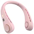 Rechargeable Silent Neckband Fan | https://www.bestnamebadges.com