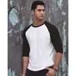 JERZEES Premium Blend Ringspun Three-Quarter Sleeve Ragla... | https://www.bestnamebadges.com