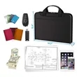 A4 Fireproof Accordion File Organizer with Handle | https://www.bestnamebadges.com