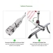 12.5" Premium Motorcycle Poles | https://www.bestnamebadges.com