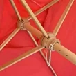 8' Square Wood Market Umbrella Double-Sided Dye Sub Kit | https://www.bestnamebadges.com