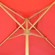 8' Square Wood Market Umbrella Double-Sided Dye Sub Kit | https://www.bestnamebadges.com