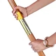 8' Square Wood Market Umbrella Double-Sided Dye Sub Kit | https://www.bestnamebadges.com