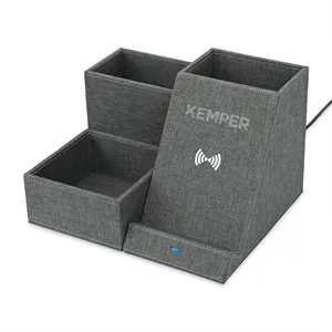 Eden Wireless Charging Desk Organizer | https://www.bestnamebadges.com