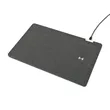 Eden Recycled Polyester Wireless Charging Mouse Pad | https://www.bestnamebadges.com