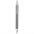 Gray Laserable Leatherette Pen | https://www.bestnamebadges.com