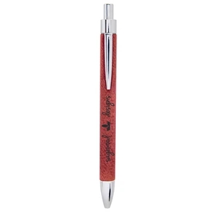 Rose Laserable Leatherette Pen