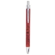 Rose Laserable Leatherette Pen | https://www.bestnamebadges.com
