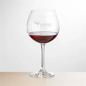Burlington Burgundy Wine - Deep Etch | https://www.bestnamebadges.com