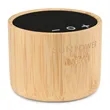 Reed Circle Bamboo Wireless Speaker | https://www.bestnamebadges.com