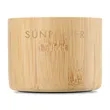 Reed Circle Bamboo Wireless Speaker | https://www.bestnamebadges.com