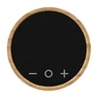 Reed Circle Bamboo Wireless Speaker | https://www.bestnamebadges.com