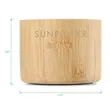 Reed Circle Bamboo Wireless Speaker | https://www.bestnamebadges.com