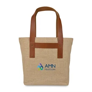 Out of The Woods® Jute T-Strap Tote | https://www.bestnamebadges.com