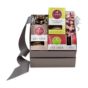 The Just Because Gourmet Gift Box | https://www.bestnamebadges.com